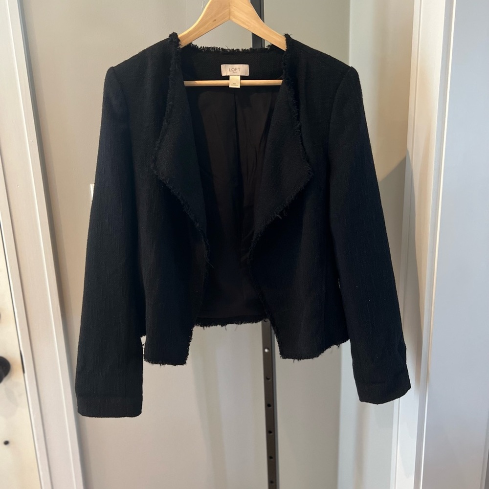 Womens Black Blazer Size 10 Loft Outlet